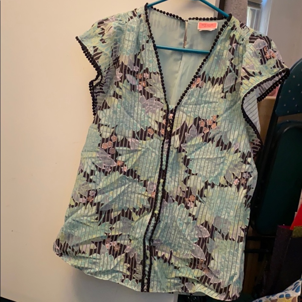 Kate spade cap sleeve shirt